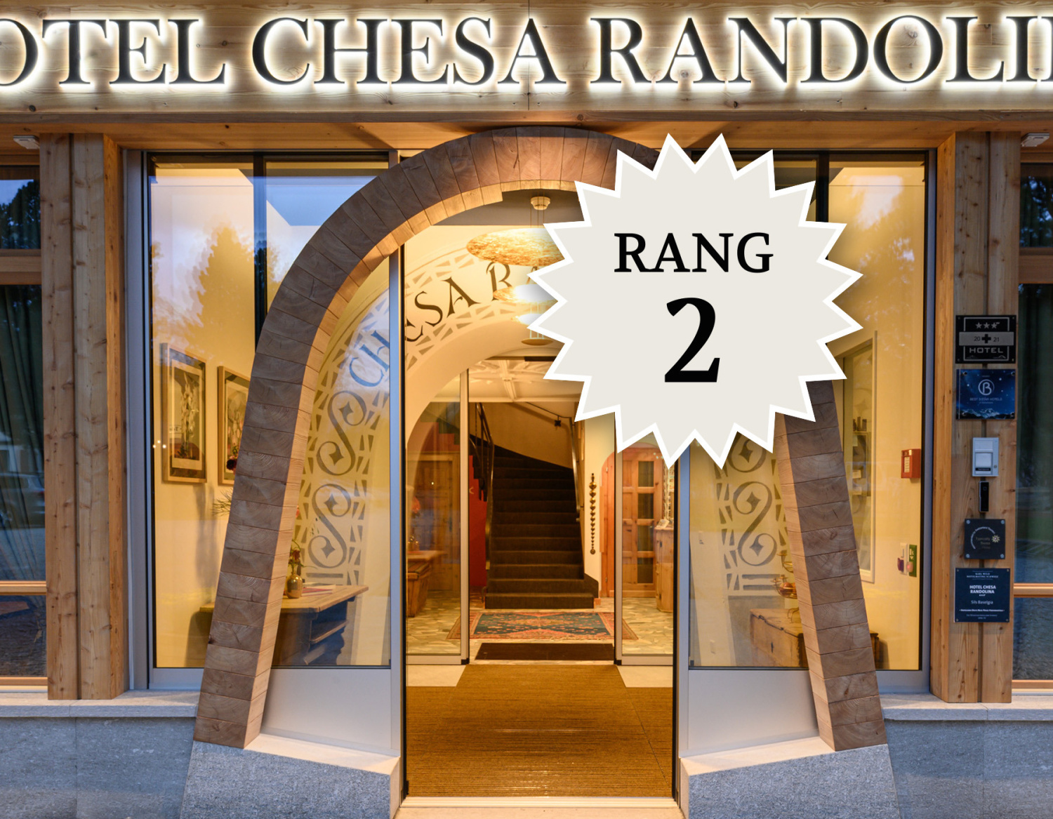 2nd place among the 25 best 3-star winter hotels – Karl Wild hotel rating